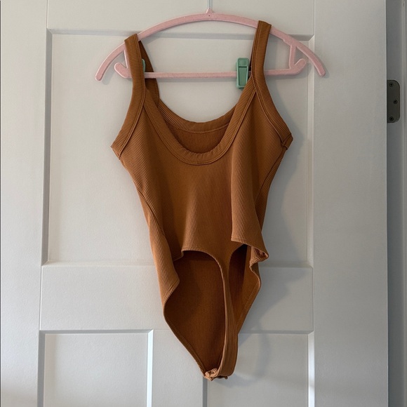 Wild Fable Tan Ribbed Top - Picture 3 of 3